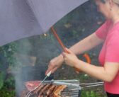 Grillen im Regen: Na klar!