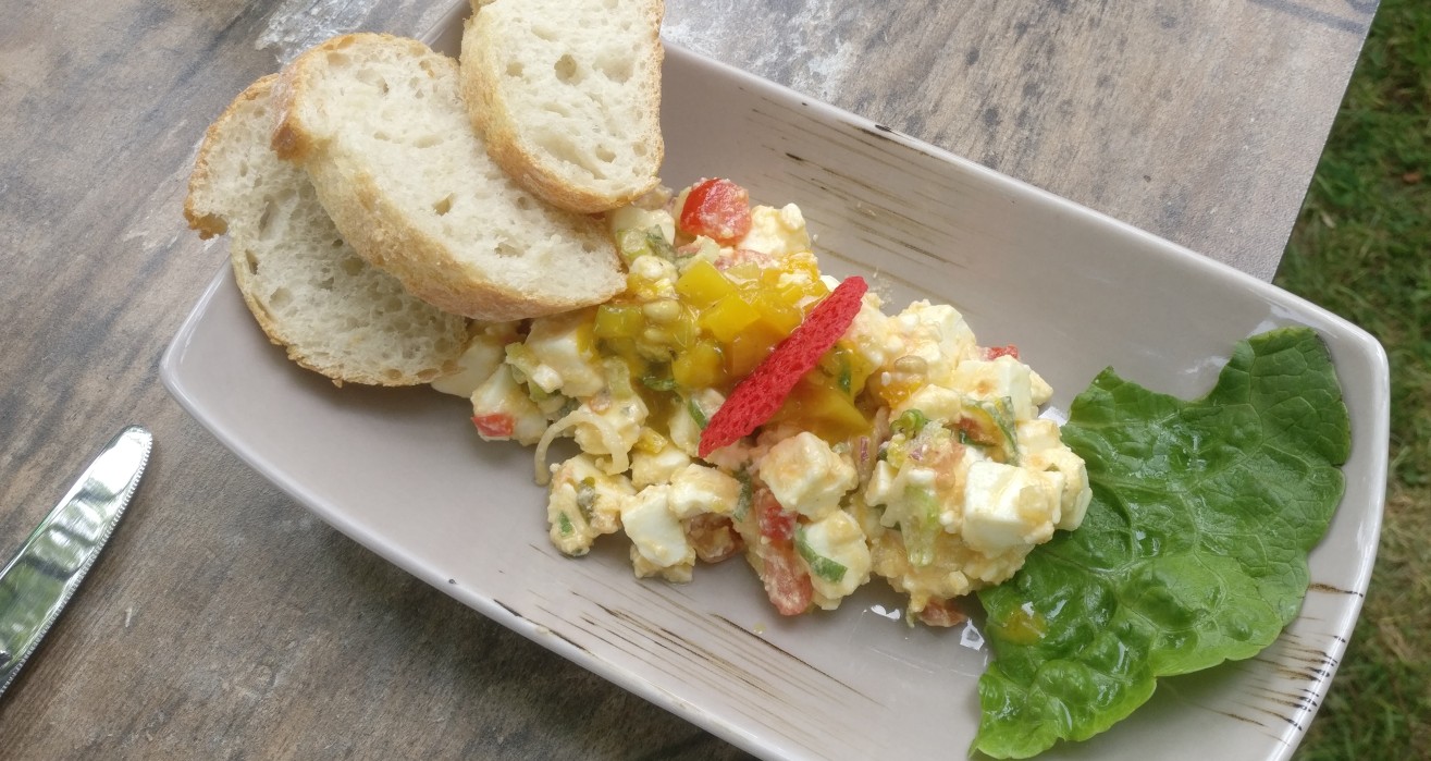 Ein Salat mit Schafskäse hat sich dazwischen gemogelt. Es sei ihm verziehen.